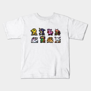 Digimon Adventure pixel Kids T-Shirt